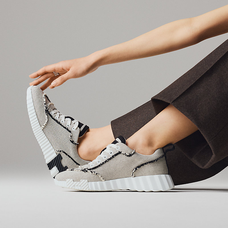 スニーカー 《バウンシング》 - ブラック | Hermès - エルメス-公式サイト